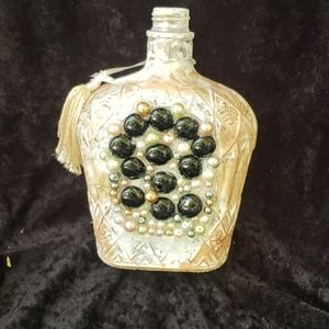 One of a kind hand painted bottle